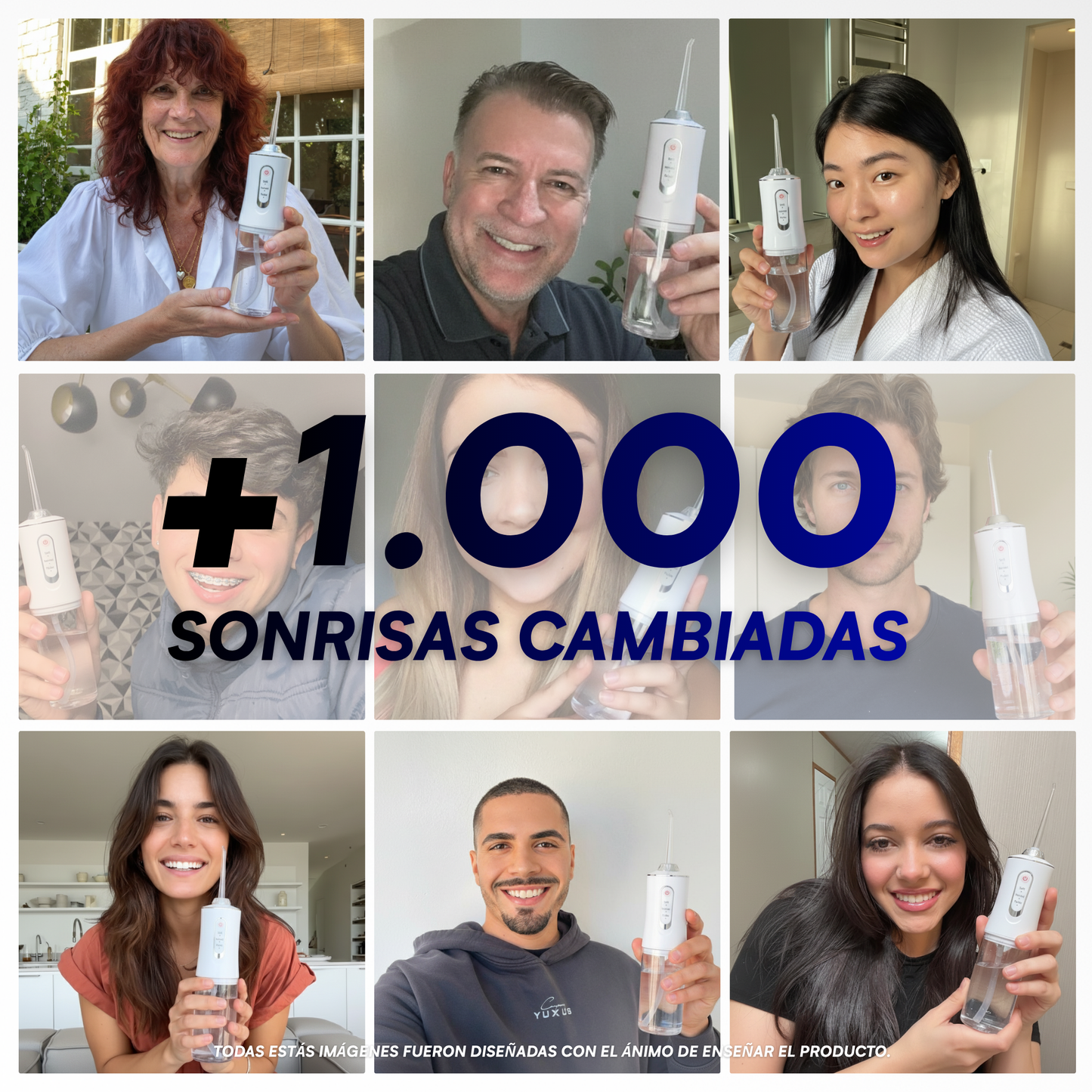 SONRÍE+ - Irrigador Bucal Premium™
