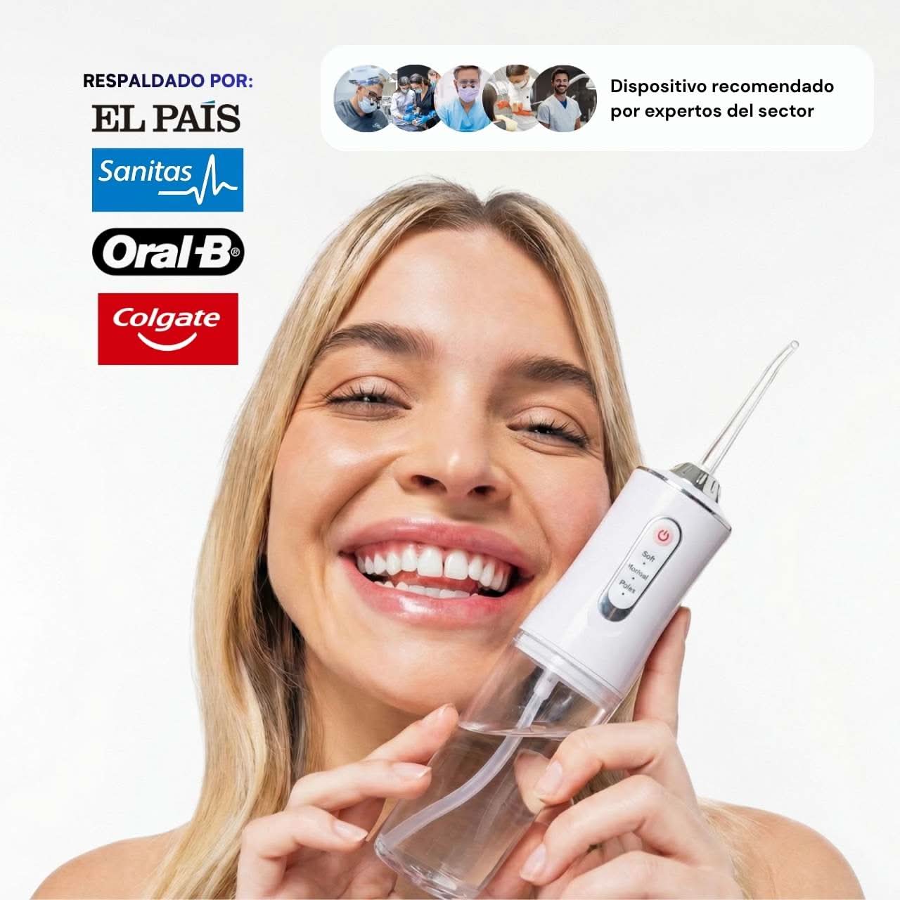 SONRÍE+ - Irrigador Bucal Premium™