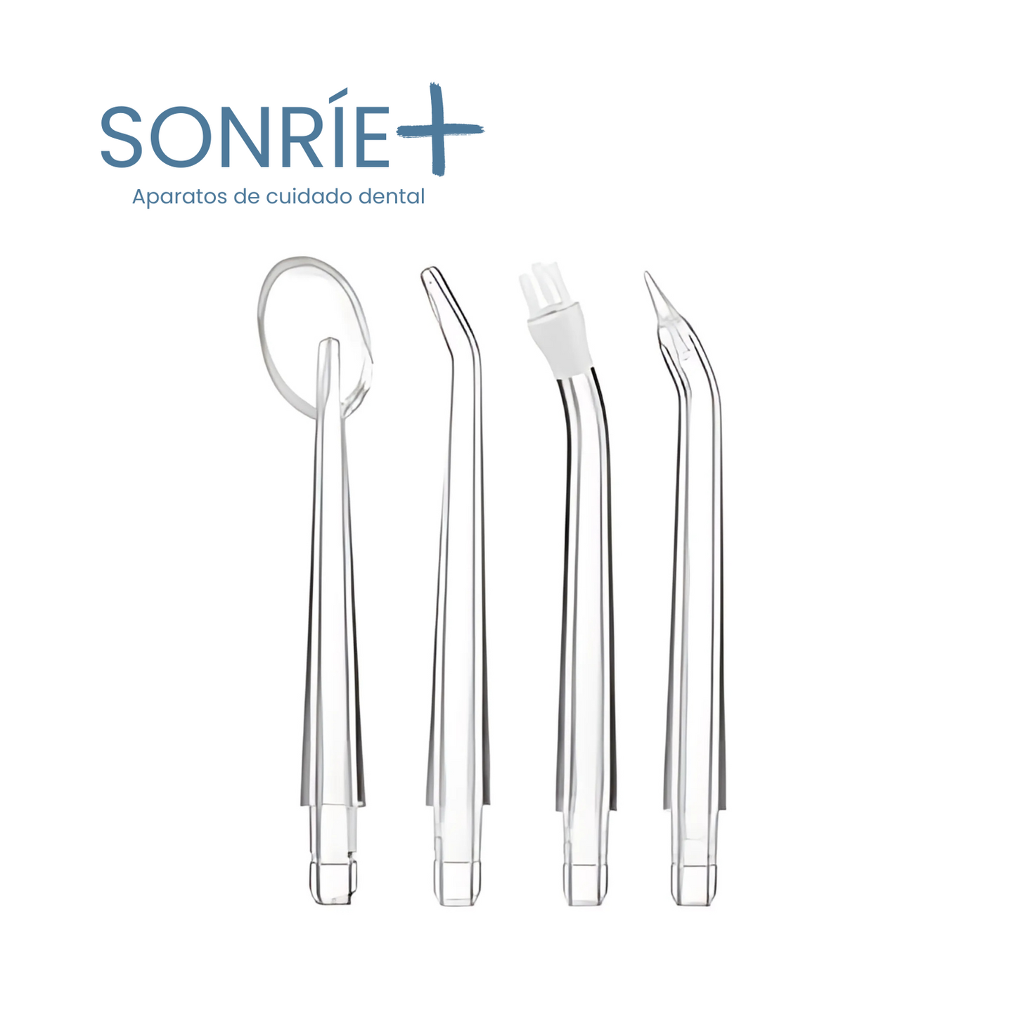 SONRÍE+ - 4 Boquillas para el irrigador bucal™