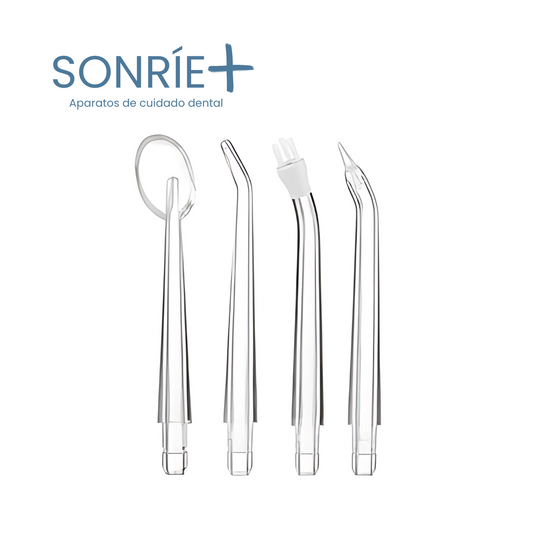SONRÍE+ - 4 Boquillas para el irrigador bucal™