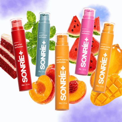SONRÍE+ - Pasta de dientes Wonder con sabores