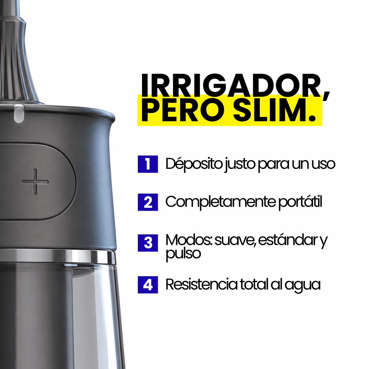 SONRÍE+ - Irrigador bucal Slim